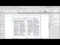 Adobe InDesign - Part 5: Removing, Adding, and Viewing Text Threads