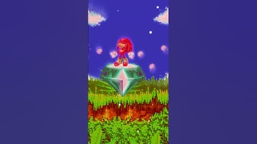 Knuckles Uses Master Emerald