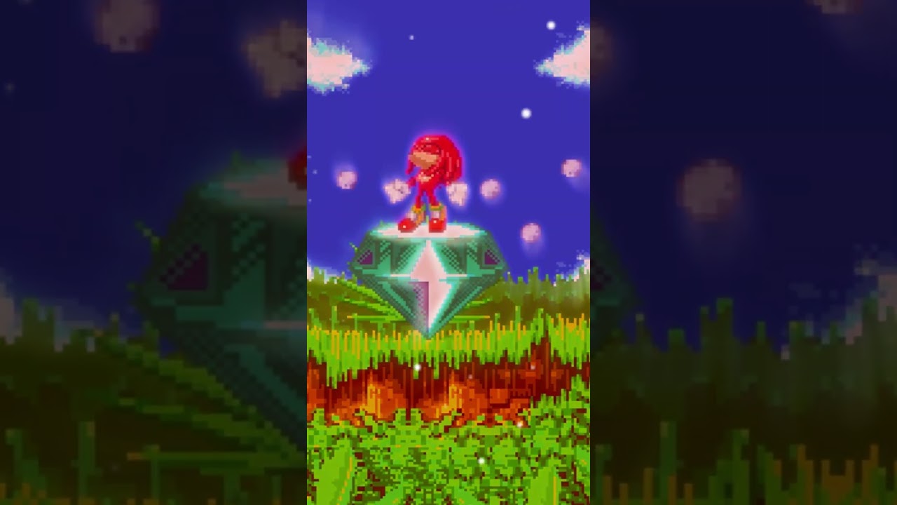 Knuckles Uses Master Emerald
