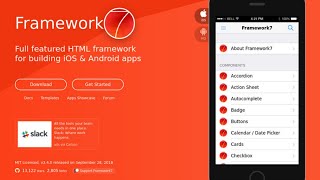مقدمة في لغة Framework 7 لبناء تطبيقات