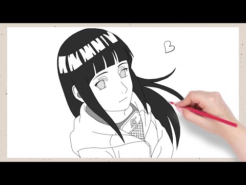 Responder a @uniters.blinks Vamos desenhar a Hinata parte 1 #hinata #n