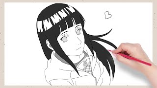 Responder a @uniters.blinks Vamos desenhar a Hinata parte 1 #hinata #n