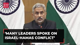 Details EAM Jaishankar on Israel-Hamas war: '2 state solution specified by many, lot of uniformity' News
