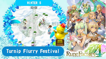 Rune Factory 4 | Turnip Flurry Festival