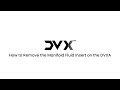 How to Remove the Manifold Fluid Insert on DVX Automatic Gun