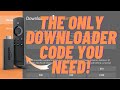 The only downloader code you need for your amazon firestick