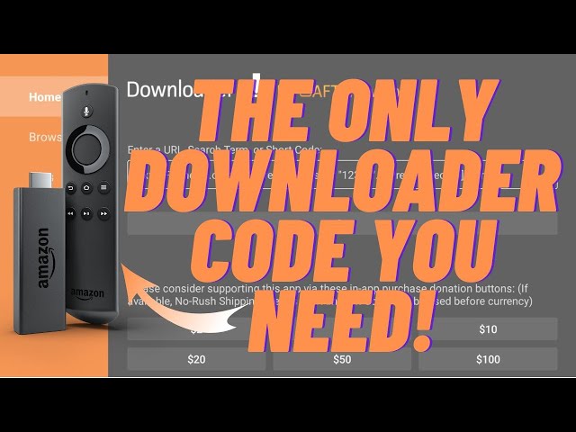 The ONLY Downloader Code You NEED For Your Amazon Firestick! class=