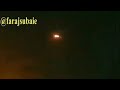 لحظة اعتراض صاروخ سكود داخل الأجواء السعودية