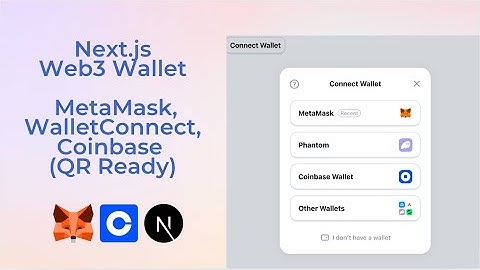 Next.js + Web3 Wallet Login  | MetaMask, WalletConnect, Coinbase (QR Ready)