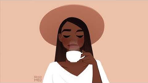 Drinking coffee (loop animation) - Lofi beats by Prod. Riddiman