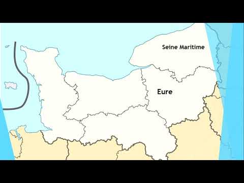 Géographie: la région Normandie