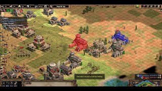 Holding against crazy pikes push | Random Noob 1v1 | Megarandom | Age Of Empires 2