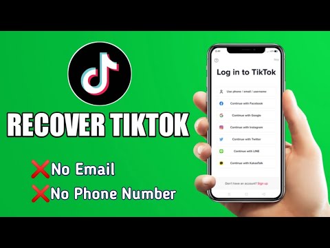 How to Recover TikTok Account without Email or Phone Number (2022)