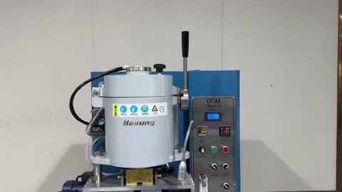 Gold and silver continuous casting machine