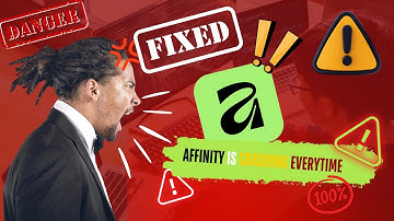 Affinity by Canva Crashing? Here’s How to FIX It FAST!  | Affinity Not Opening / Solution