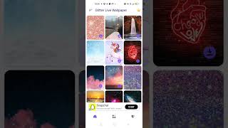 glitter live wallpaper app screenshot 4