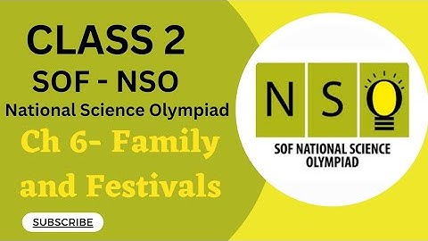 Class 2/SOF - NSO/Chapter 6 - Family and Festivals