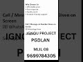 IGNOU PGDLAN MLIL 08 Project Help 🚀 Easy Synopsis &amp; Project Guidance by Self Gyan