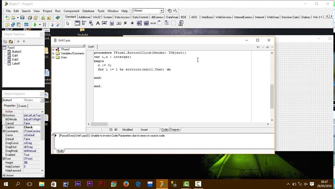 How to make a prime number using delphi - YouTube