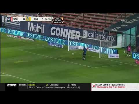 Gol de Juan David Castro de media cancha. San Luis vs Tigres (1-0)