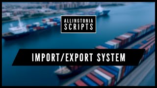 Famous [ESX] [OX] Fivem Import/Export System with real-time Auctions | Showcase | Allingtonia Scripts Wealth