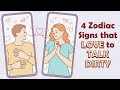 4 zodiac signs that love to talk dirty