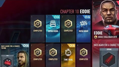 NEED FOR SPEED No Limit Android Walkthrough - Car Upgrade Mode - Chapter - 10 Eddie Blacklist Races