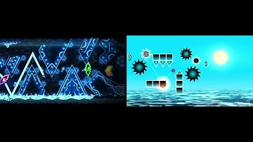 Tidal Wave vs Tsunami (full comparison)|Geometry Dash