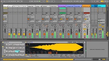 Ableton live 9.5 - Push performance, multiple midi tracks  linked