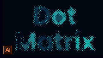 How to create Halftone Text Effect in Adobe Illustrator | DesignMentor