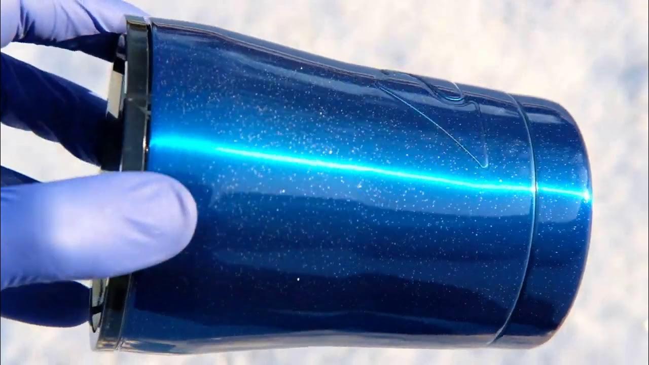 Candy Blue Metallic Powder Coating Paint Youtube