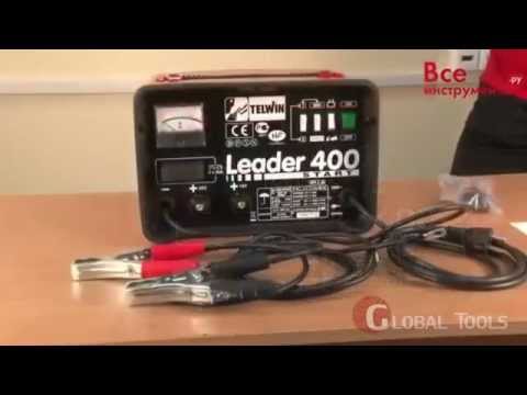 Batterilader Telwin Leader 400 - YouTube