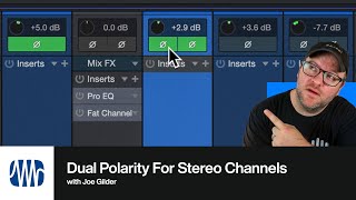 Dual Polarity for Stereo Channels in Studio One | PreSonus