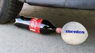EXPERIMENT: Car Vs Coca Cola &amp; Mentos