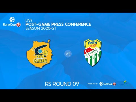 Live POST-GAME Press Conference | Herbalife Gran Canaria vs Frutti Extra Bursaspor