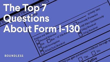 Frequently Asked Questions About Form I-130