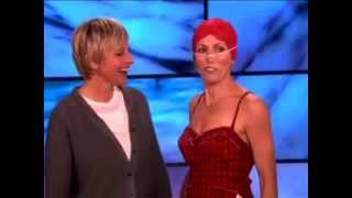 Sheryl Crow In Bathsuit Gets Dunked ellen