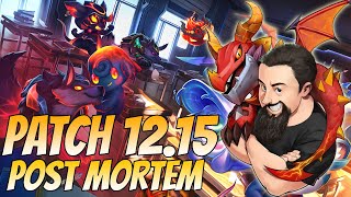 Patch 12.15 Post Mortem | TFT Dragonlands | Teamfight Tactics