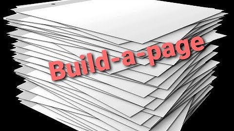 #BUILDAPAGE JUNE 2022 - MAKING PAGE KITS, PART 1