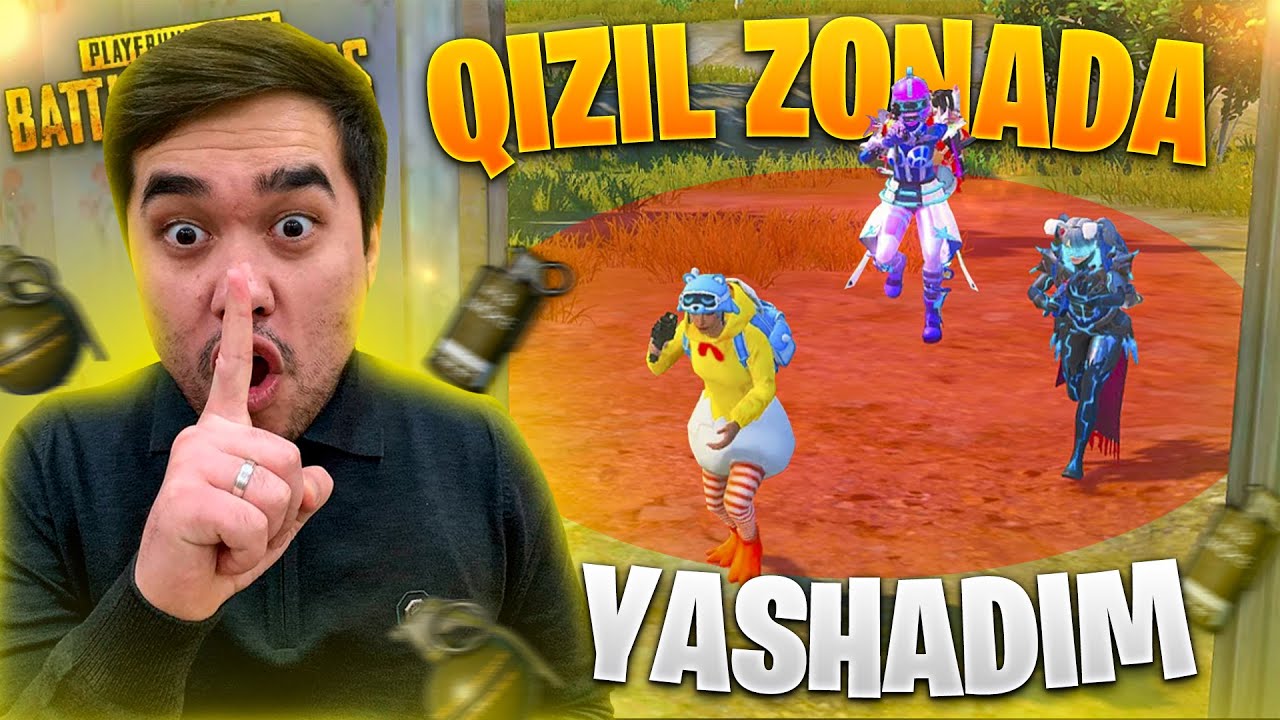 PUBG MOBILE – QIZIL ZONADA YASHADIM YENGI CHALLENGE BAJARDIM