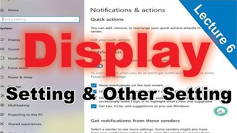 How To Fix Display Settings and Personalize Not Working in Windows 10 | Display & Other Settings
