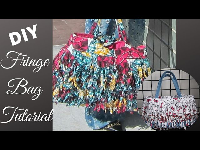 Diy No Sew T Shirt Fringe Bag · How To Sew A T Shirt Totes · Other on Cut  Out + Keep