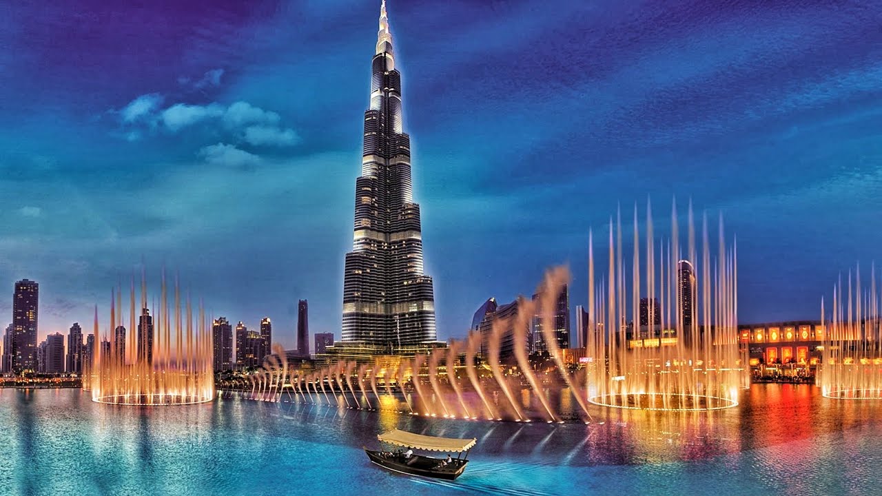 Emirates реклама Бурдж Халифа