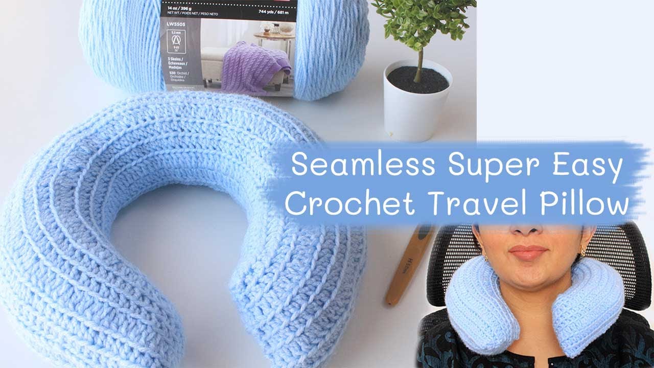 crochet travel pillow pattern
