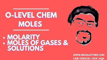 Live Class - O-level, IGCSE, GCSE Chemistry - Moles and Stoichiometry