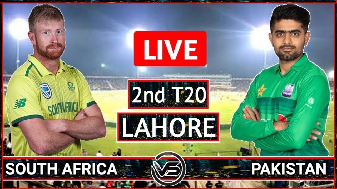 Pakistan Vs SouthAfrica 2nd T20 Live Streaming PTV SPORTS LIVE STREAMING live score and commentary