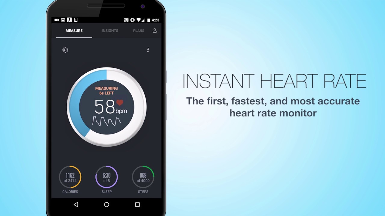 Этим приложениям не нужны умные часы, чтобы следить за здоровьем вашего сердца. Instant Heart Rate: HR Monitor & Pulse Checker. Фото.