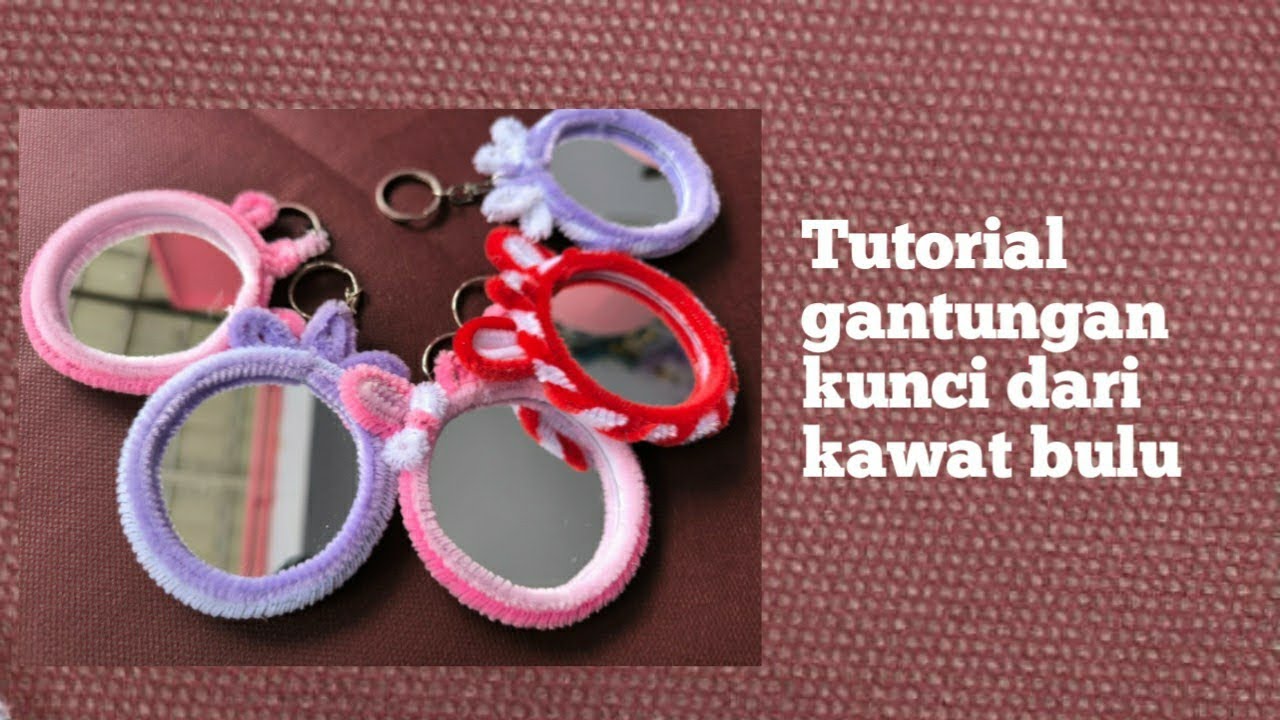 cara membuat gantungan kunci dari kawat bulu