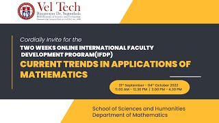 Online International Faculty Development Program on Current Trends & Application of Mathematics