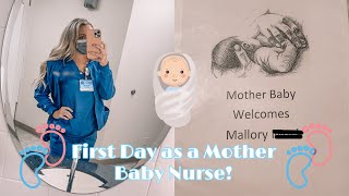 FIRST DAY AS A MOTHER BABY NURSE | Mallory Weslyn